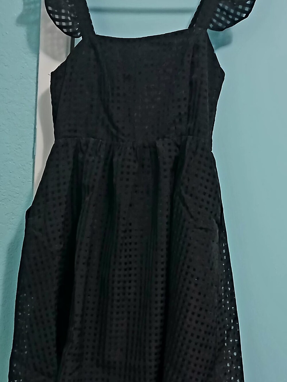 Black Eyelet Dress NWT